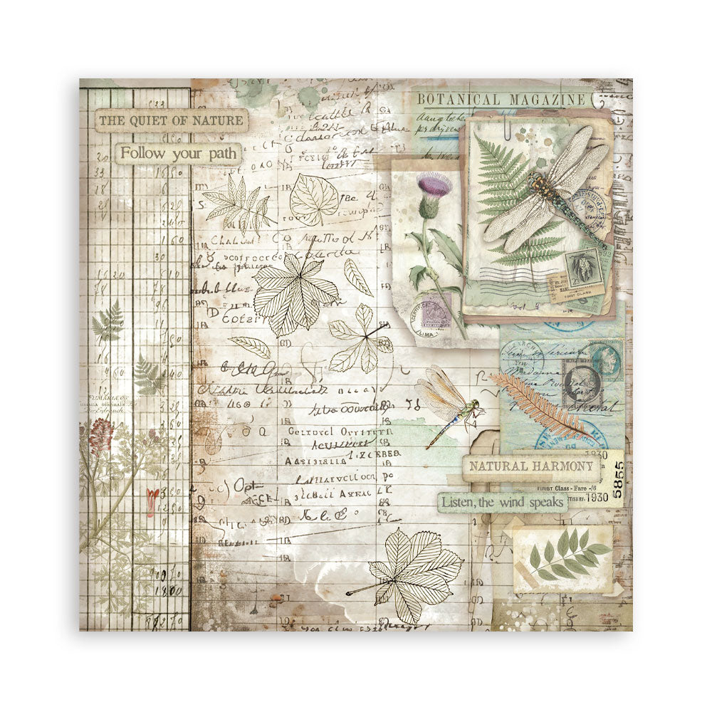Stamperia Herbarium Silvae 8×8 Maxi Paper Pack Single Face (SBBSXB20)