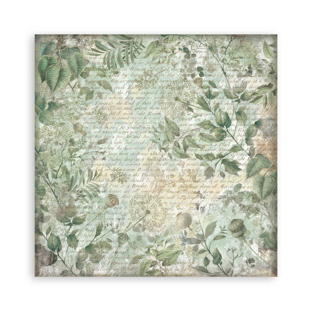 Stamperia Herbarium Silvae 8×8 Maxi Paper Pack Single Face (SBBSXB20)