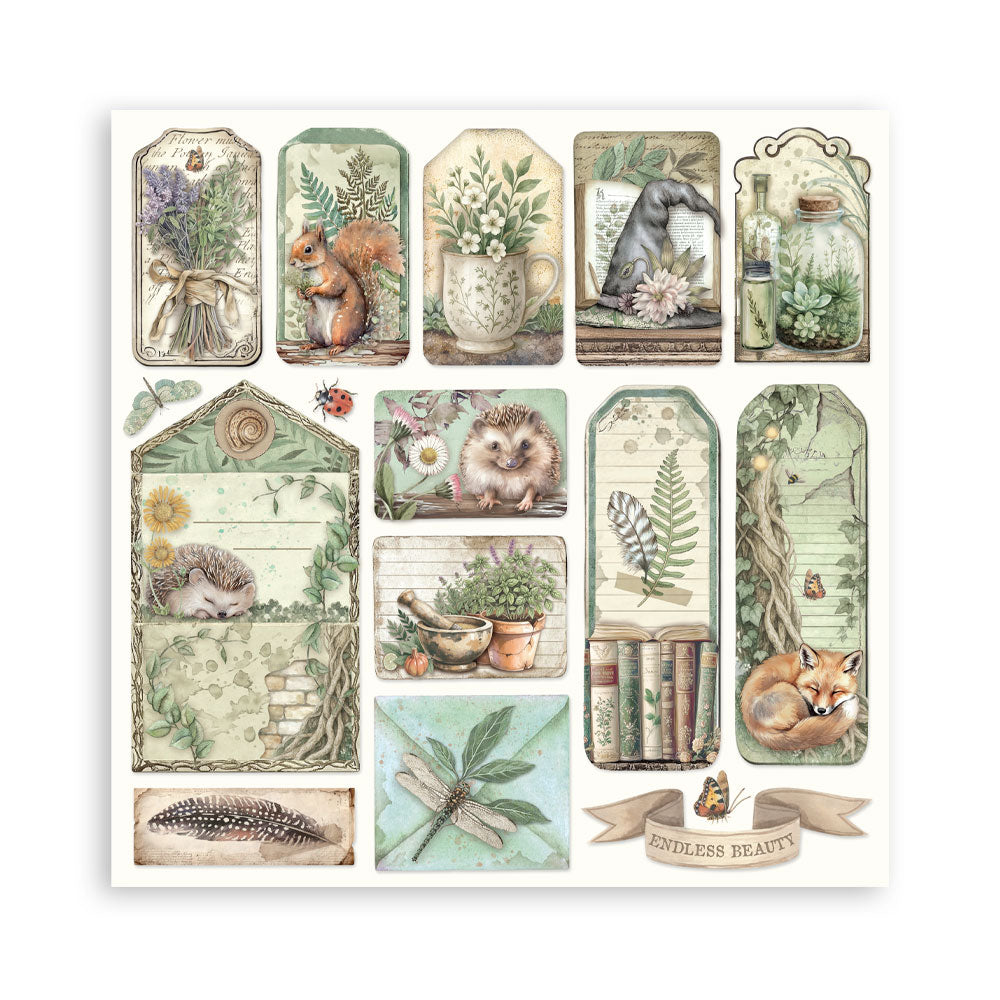 Stamperia Herbarium Silvae 8×8 Maxi Paper Pack Single Face (SBBSXB20)