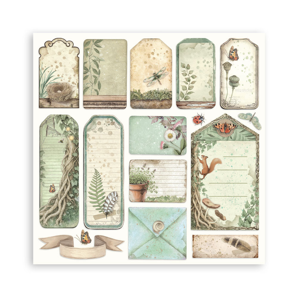 Stamperia Herbarium Silvae 8×8 Maxi Paper Pack Single Face (SBBSXB20)