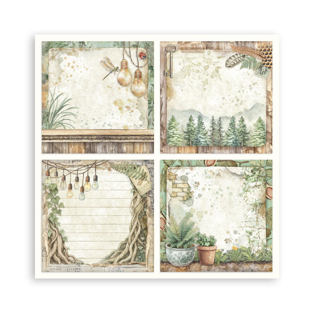 Stamperia Herbarium Silvae 8×8 Maxi Paper Pack Single Face (SBBSXB20)