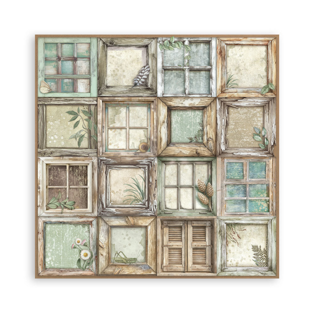 Stamperia Herbarium Silvae 8×8 Maxi Paper Pack Single Face (SBBSXB20)