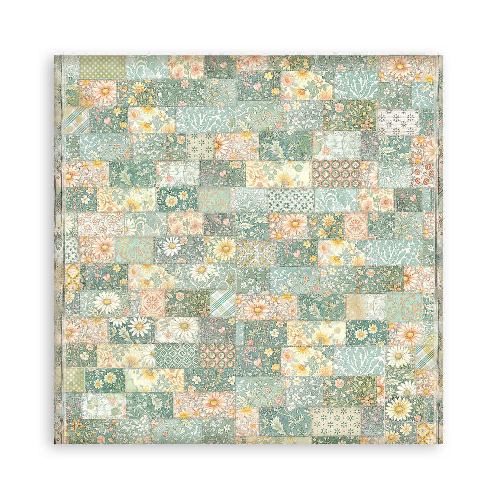 Stamperia Daisy Art 8x8 Inch Paper Pack Maxi (Single Face) (SBBSXB22)