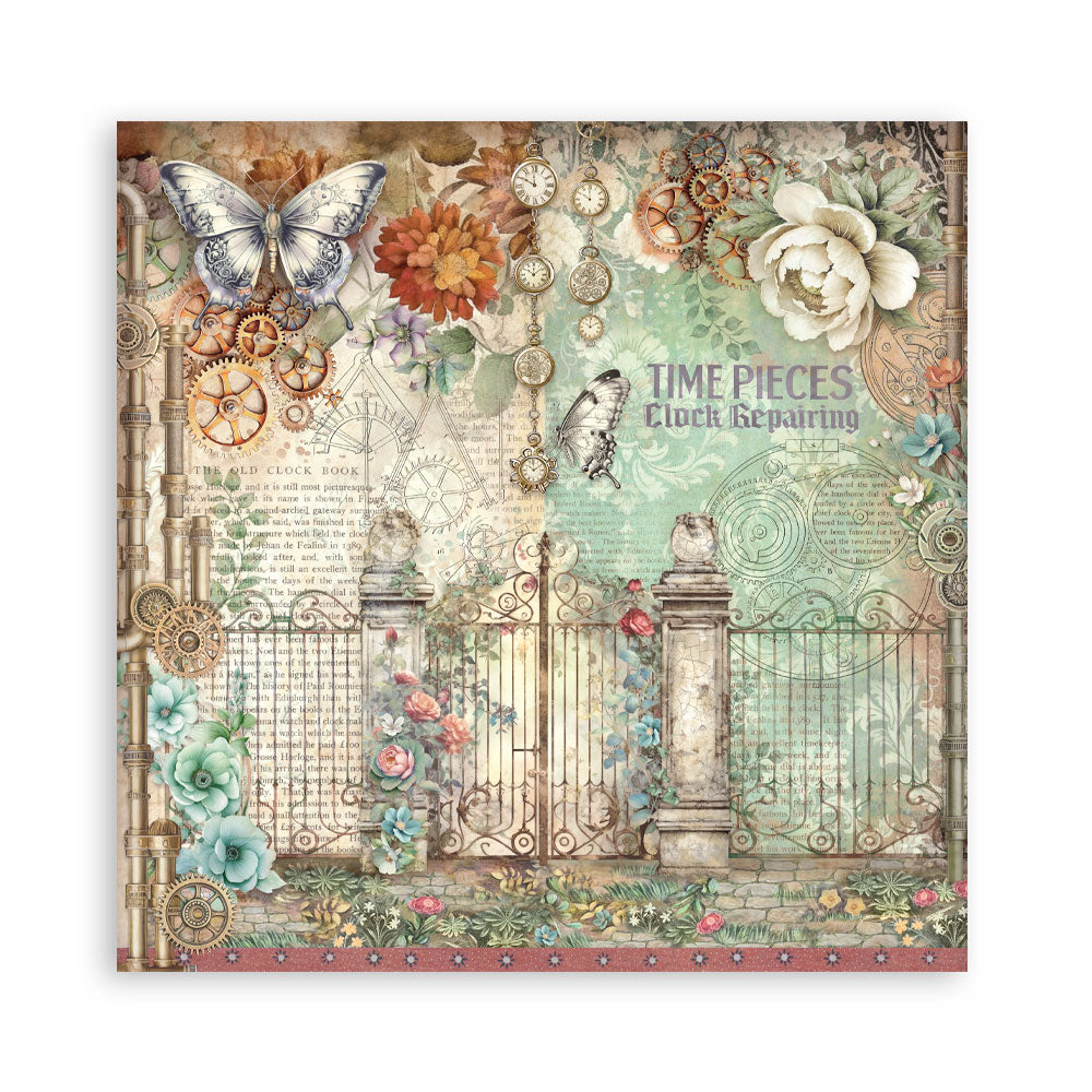 Stamperia Gardens of Time 8x8 Maxi Single Face (SBBSXB24)