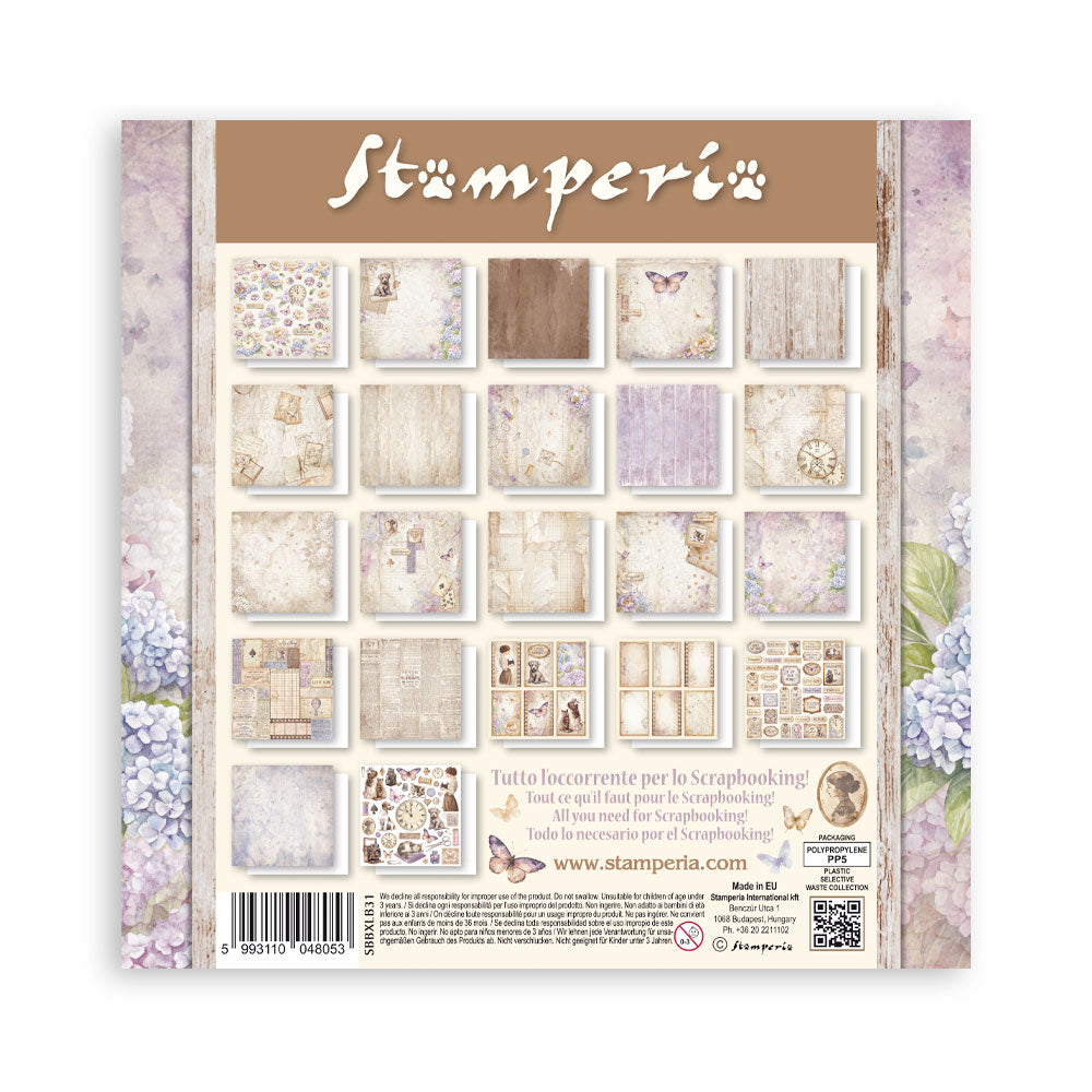 Stamperia Quiet Days 12x12 Maxi Paper Pack (SBBXLB31)