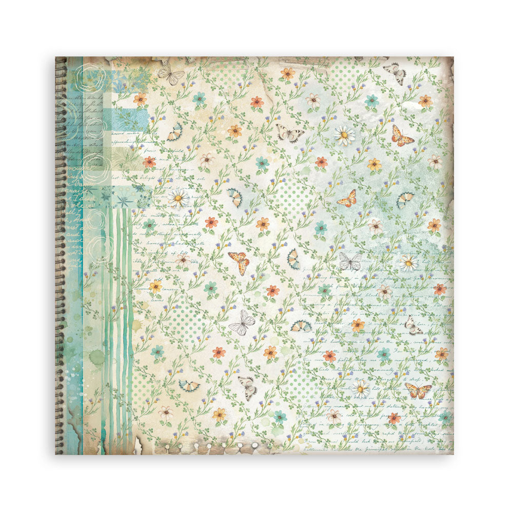 Stamperia Daisy Art 12x12 Inch Paper Pack Maxi (Single Face) (SBBXLB34)