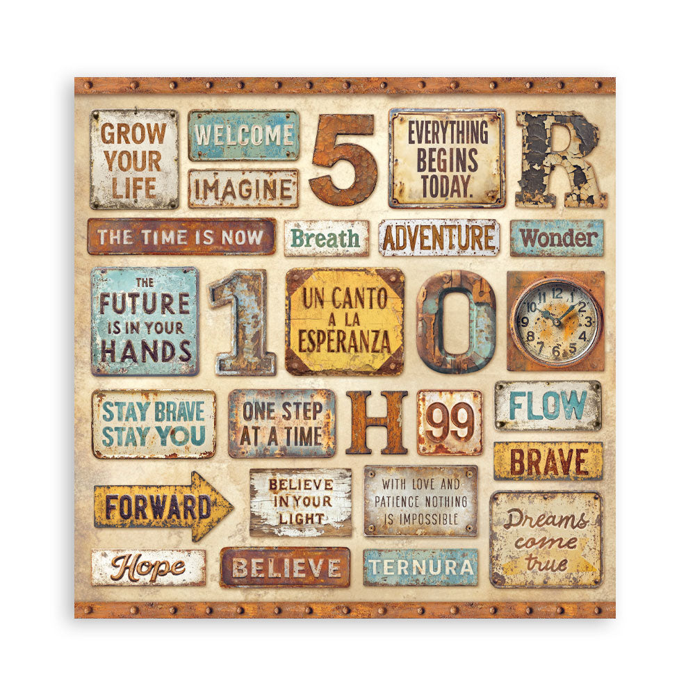 Stamperia A New Beginning 12x12 Inch Paper Pack Single Face (SBBXLB35)