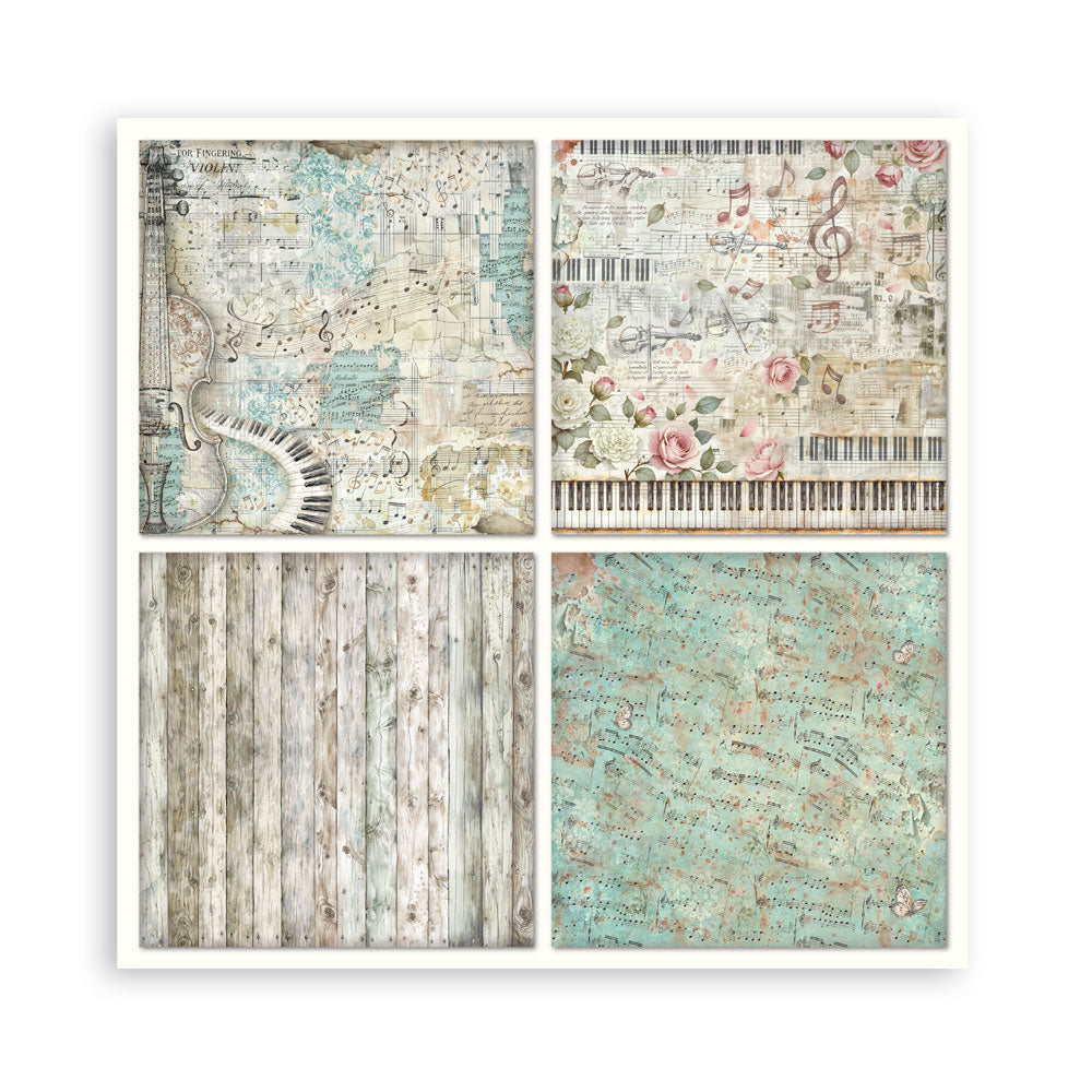 Stamperia Symphony 12x12 Inch Paper Pack (Single Face) by Sara Alcobendas (SBBXLB38)