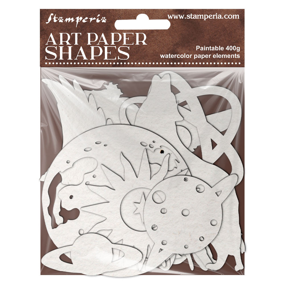 Stamperia Cosmos Art Paper Shapes Laser Cut by Cristina Radovan - SBCU005