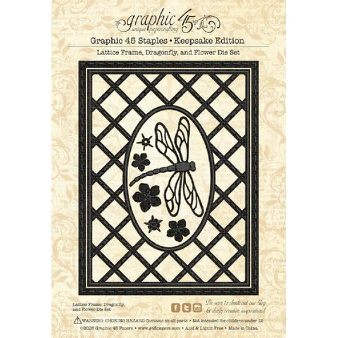 Graphic 45 Flutter Keepsake Kit with Exclusive Metal Die-Set