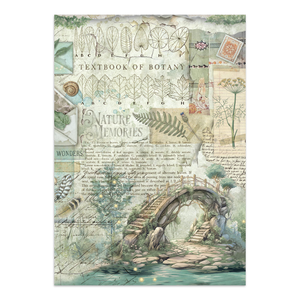 Stamperia Herbarium Silvae Junk Journal Stickers (SBJK09)