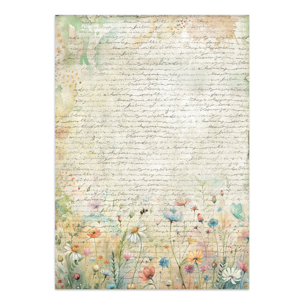 Stamperia Daisy Art Junk Journal Stickers, Backgrounds, Cut-Outs (SBJK14)
