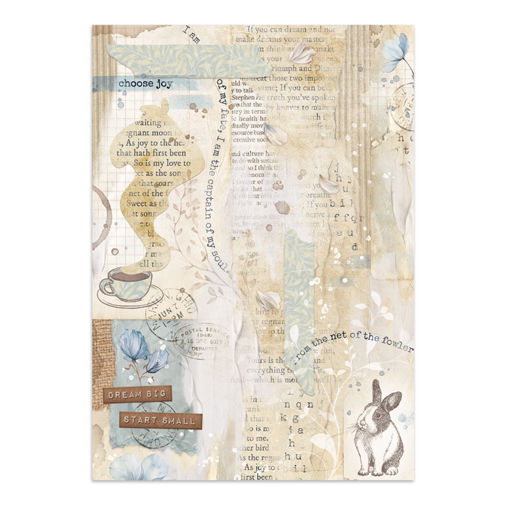 Stamperia Secret Diary Junk Journal Stickers, Backgrounds, Cut-Outs (SBJK15)