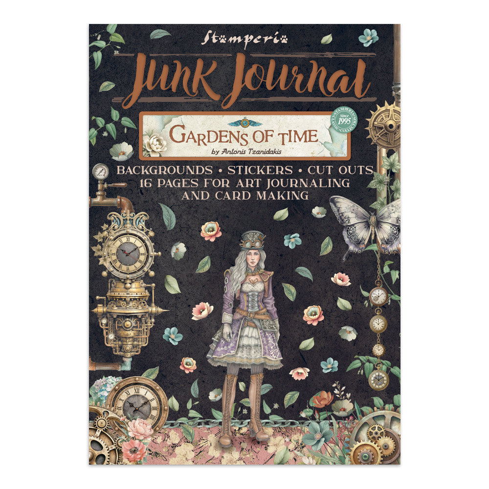 Stamperia Gardens of Time Junk Journal Kit (SBJK17)