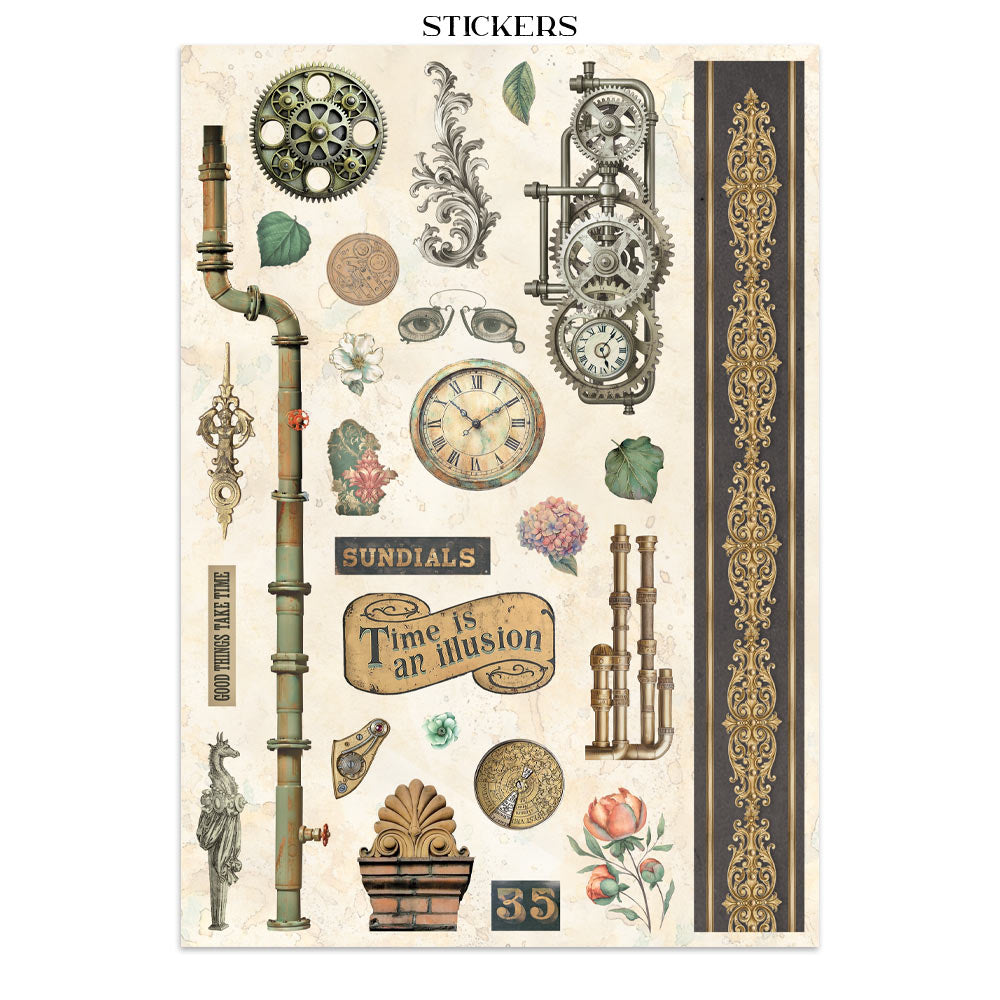 Stamperia Gardens of Time Junk Journal Kit (SBJK17)