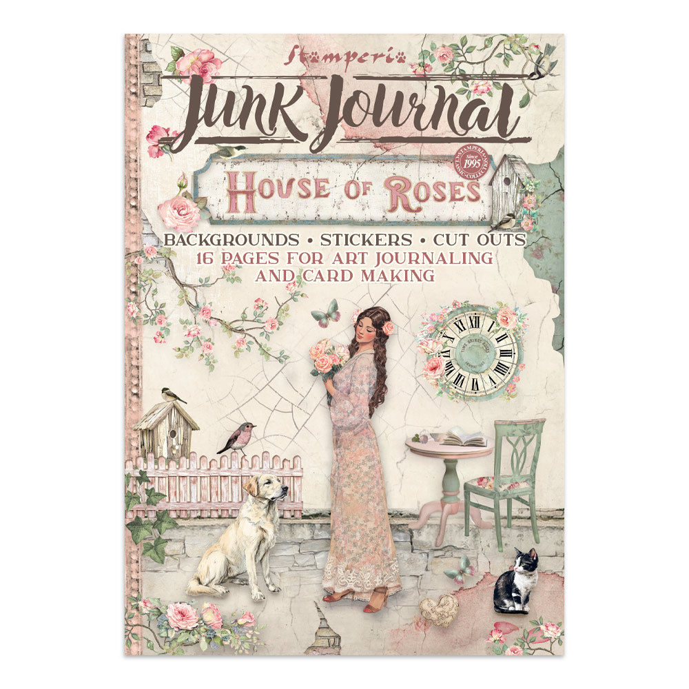 Stamperia House of Roses Junk Journal Kit (SBJK19)