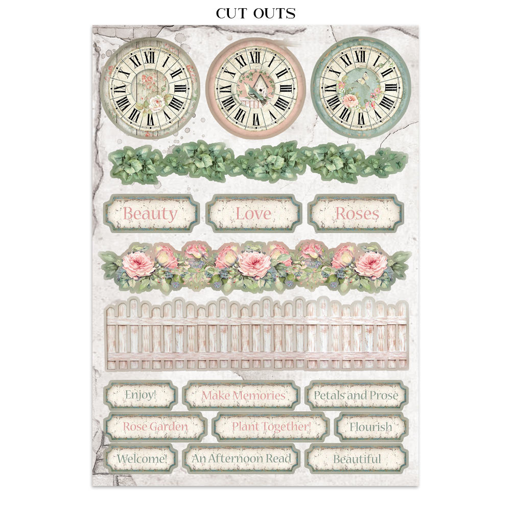 Stamperia House of Roses Junk Journal Kit (SBJK19)