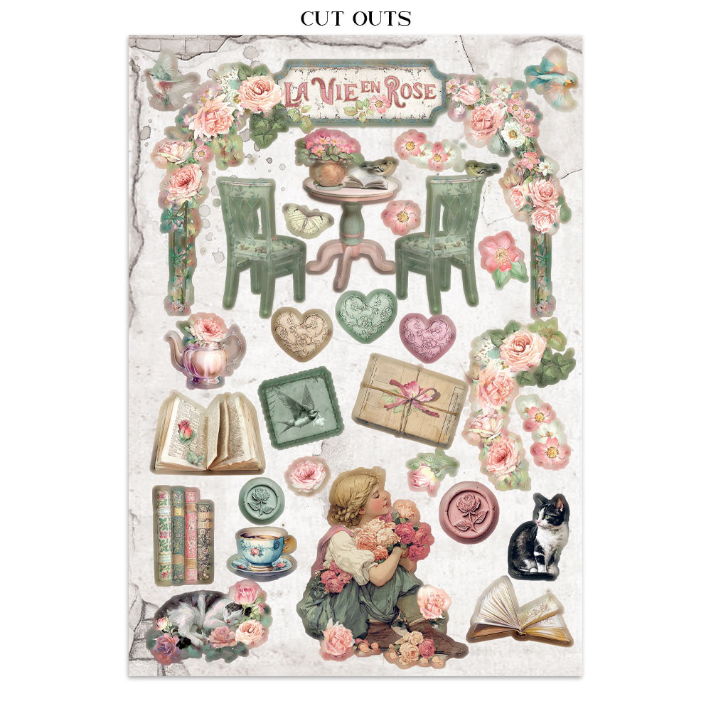 Stamperia House of Roses Junk Journal Kit (SBJK19)