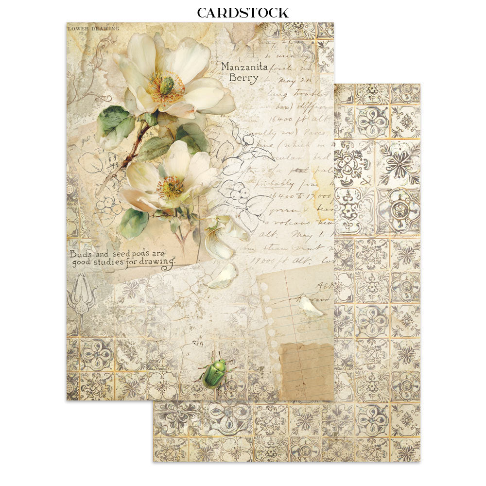 Stamperia All Around Junk Journal Stickers, Backgrounds, Cut-Outs (SBJK20)