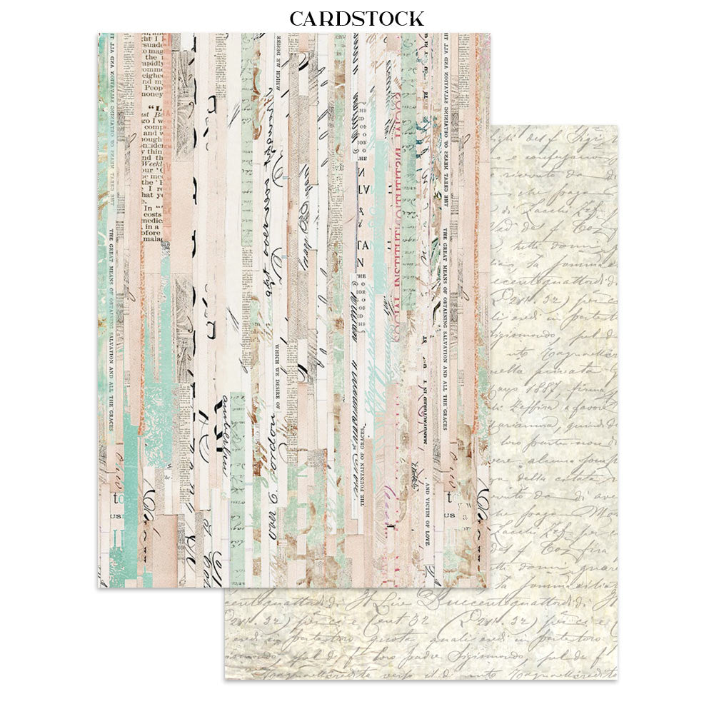Stamperia Wonderland Junk Journal Stickers, Backgrounds, Cut-Outs (SBJK21)