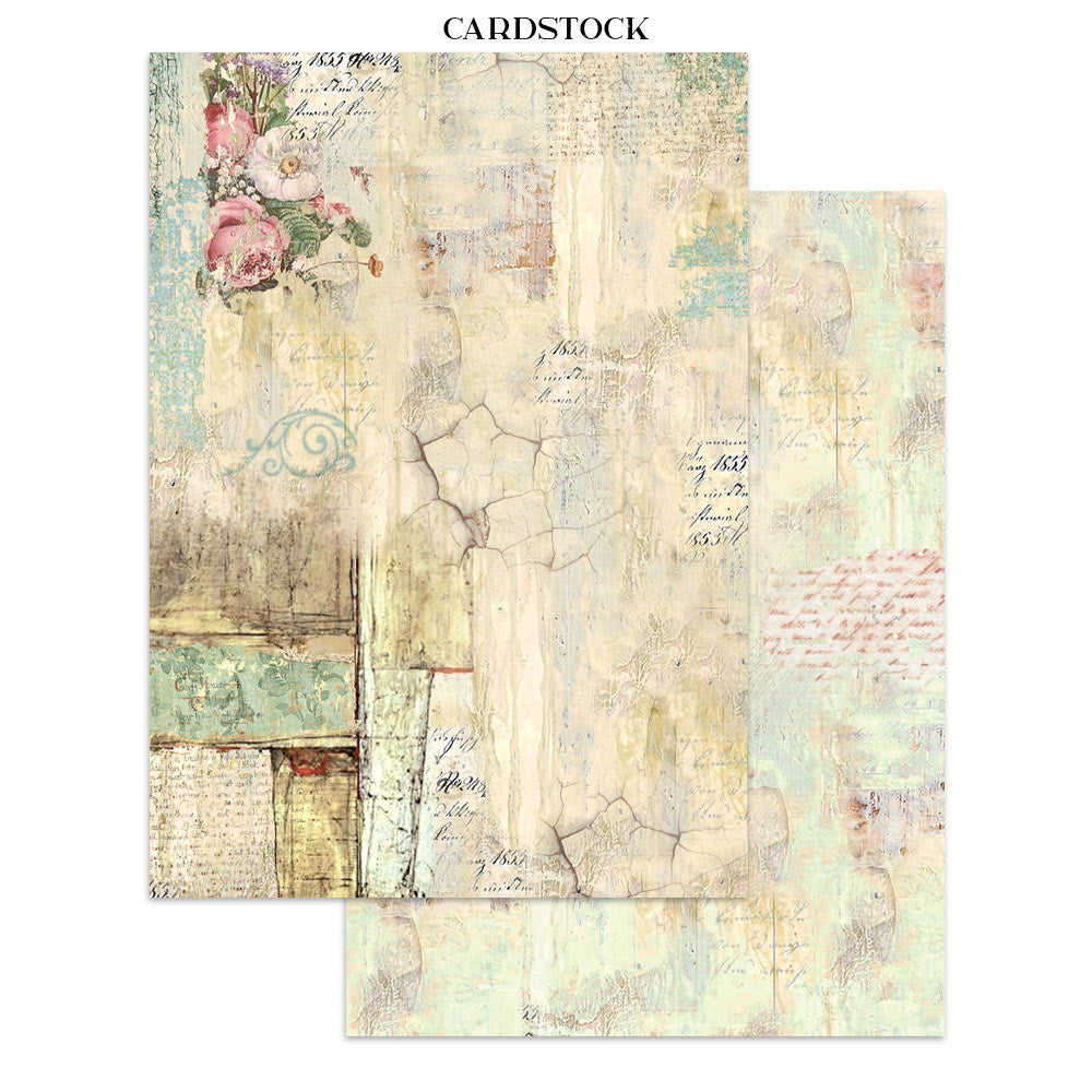 Stamperia Wonderland Junk Journal Stickers, Backgrounds, Cut-Outs (SBJK21)