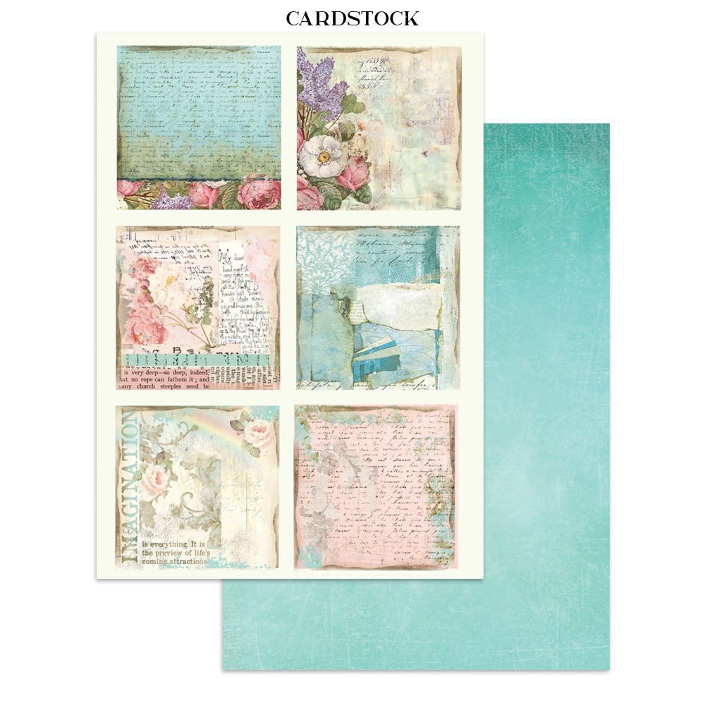 Stamperia Wonderland Junk Journal Stickers, Backgrounds, Cut-Outs (SBJK21)