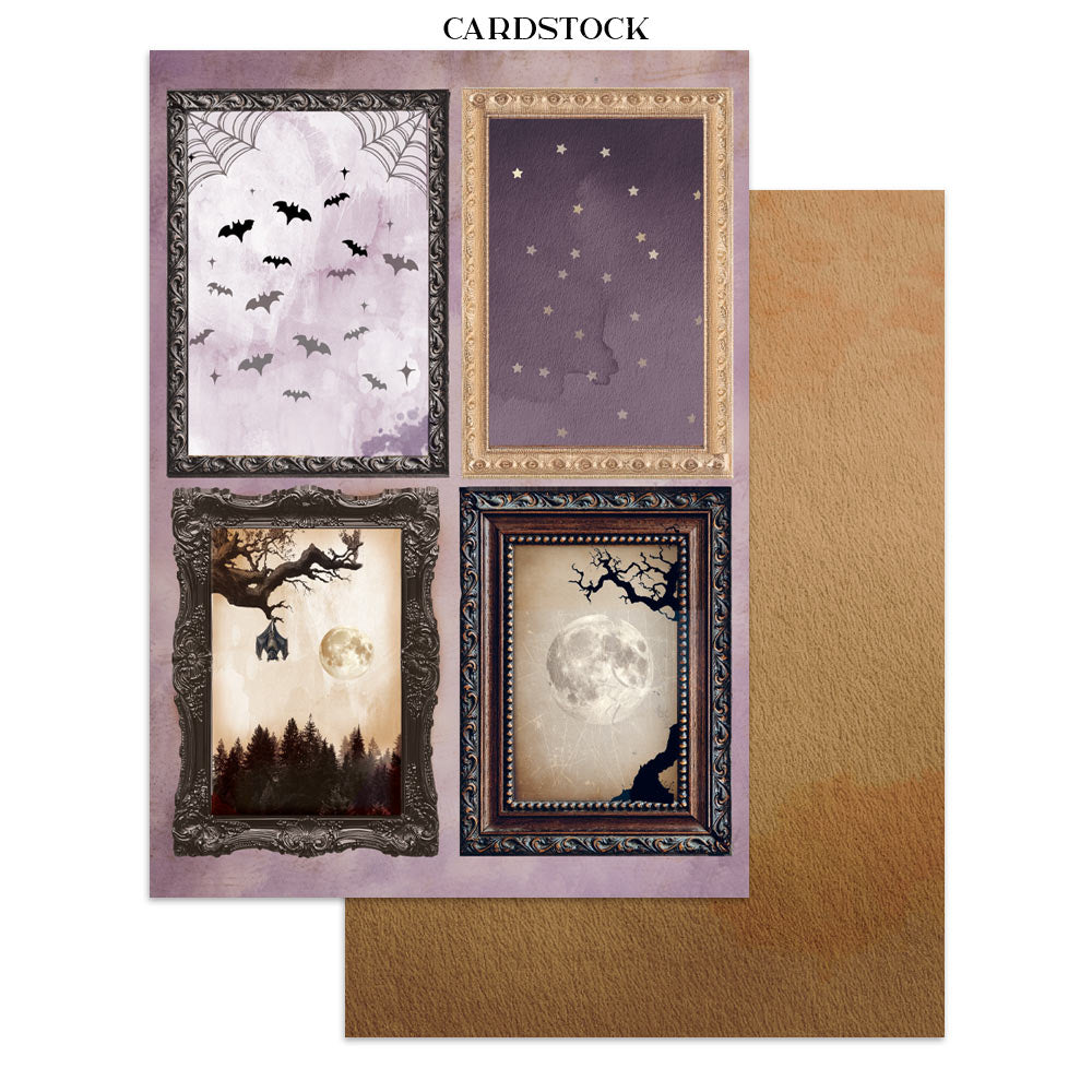 Stamperia Halloween Junk Journal Stickers, Backgrounds, Cut-Outs by Vicky Papaioannou (SBJK22)