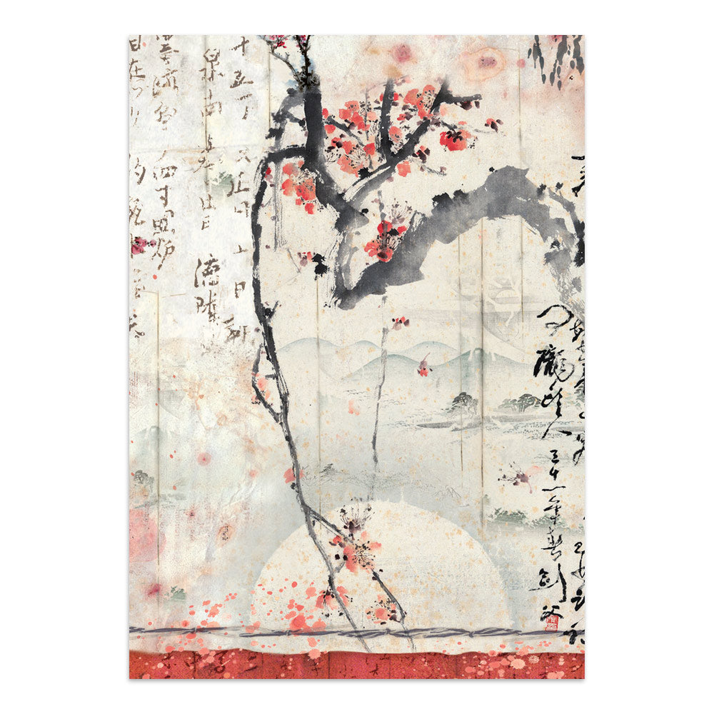 Stamperia Oriental Garden Junk Journal Stickers, Backgrounds, Cut-Outs (SBJK26)