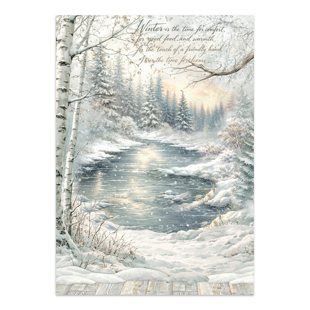 Stamperia White Christmas Junk Journal Stickers, Backgrounds and Cut-Outs by Cristina Radovan - SBJK28
