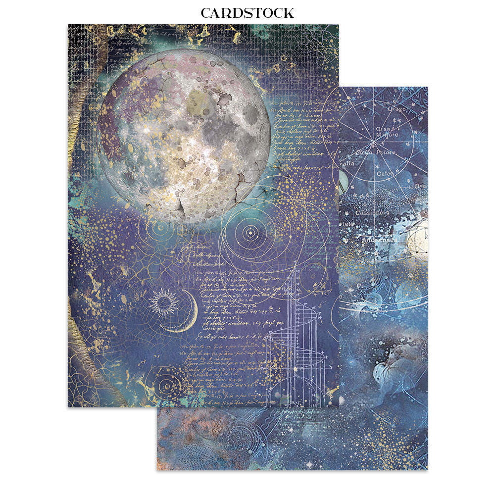 Stamperia Cosmos Junk Journal Stickers, Backgrounds, Cut-Outs by Cristina Radovan - SBJK29