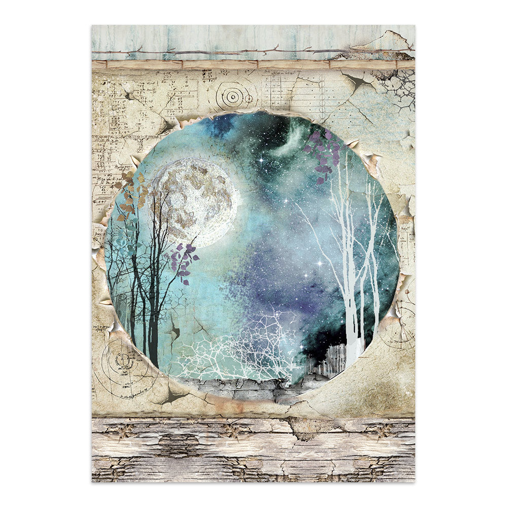 Stamperia Cosmos Junk Journal Stickers, Backgrounds, Cut-Outs by Cristina Radovan - SBJK29