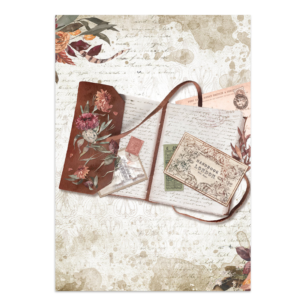 Stamperia Our Way Junk Journal Stickers, Backgrounds, Cut-Outs - SBJK30