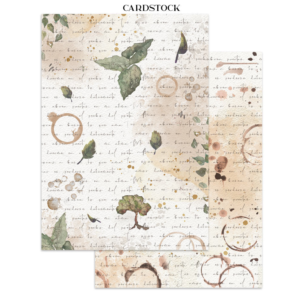 Stamperia Flowers and Poems Junk Journal Stickers, Backgrounds, Cut-Outs - SBJK31