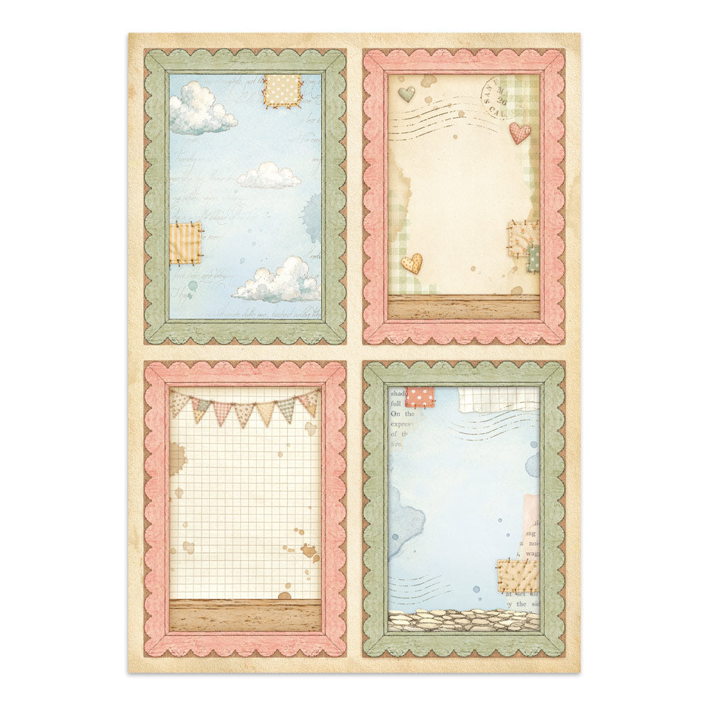 Stamperia Cozy Family Junk Journal Stickers, Backgrounds, Cut-Outs - SBJK32