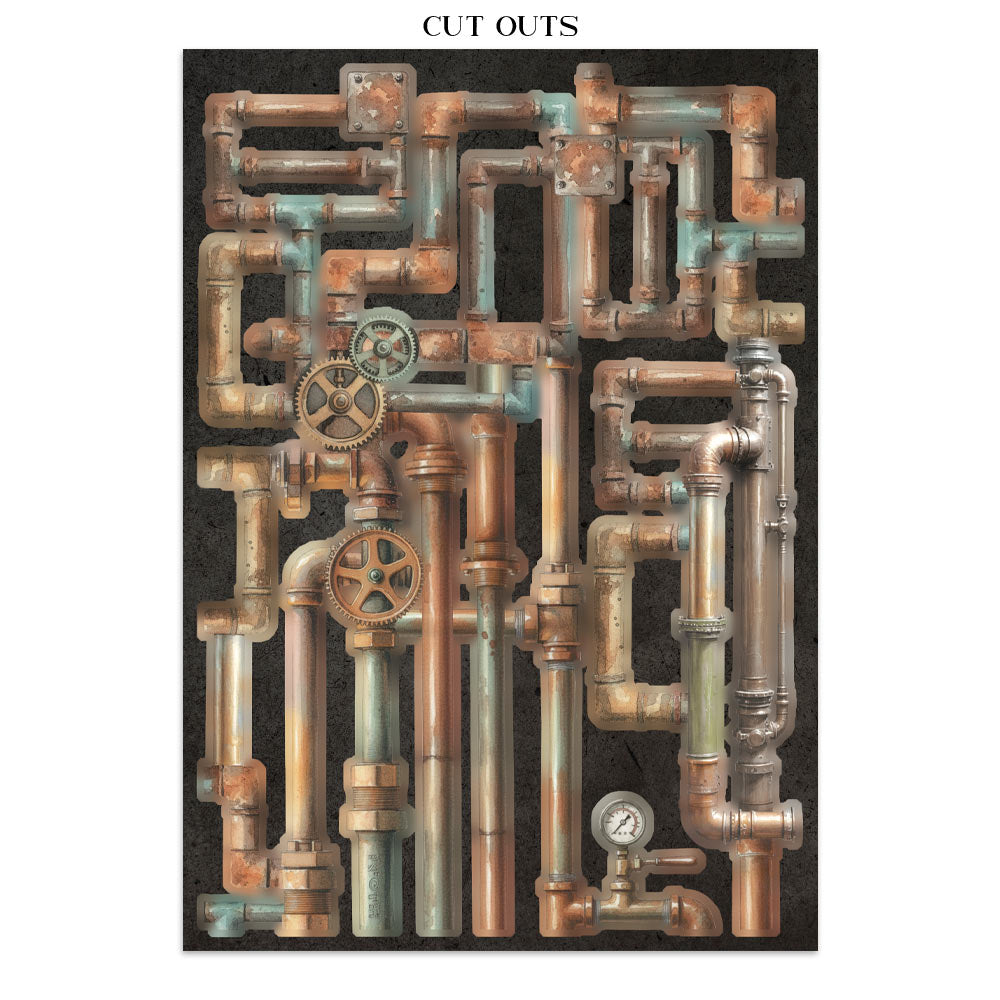 Stamperia Gardens of Time Junk Journal Focus Points (SBJKS01)