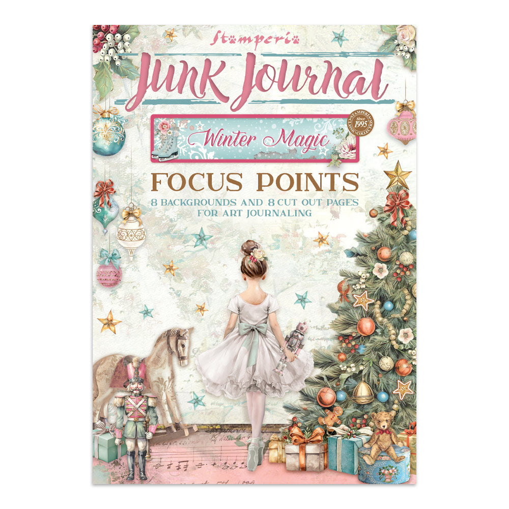 Stamperia Winter Magic Junk Journal A5 Focus Points - SBJKS04