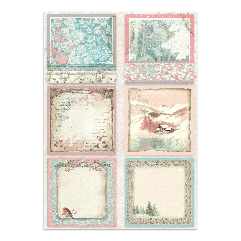 Stamperia Winter Magic Junk Journal A5 Focus Points - SBJKS04