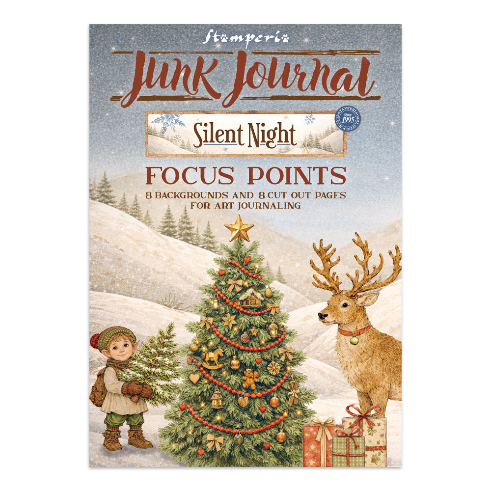 Stamperia Silent Night Junk Journal A5 Focus Points - SBJKS06