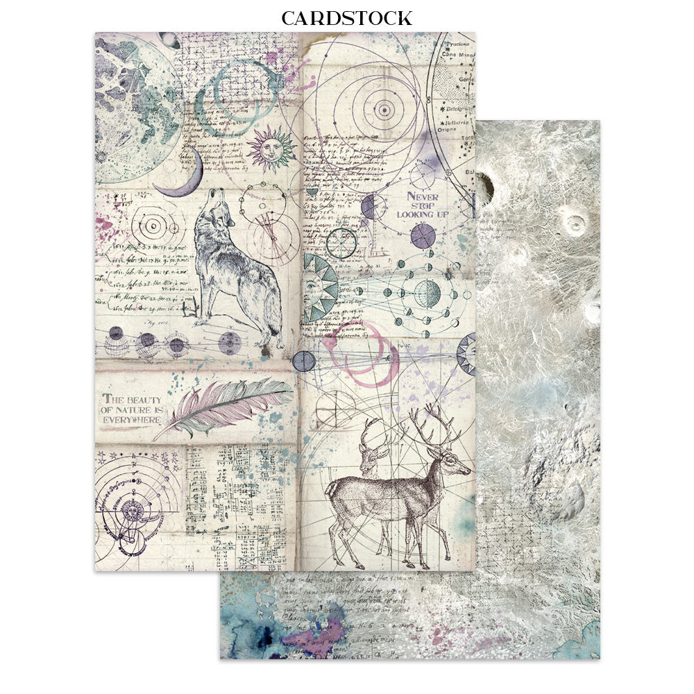 Stamperia Cosmos Junk Journal A5 Focus Points by Cristina Radovan - SBJKS08