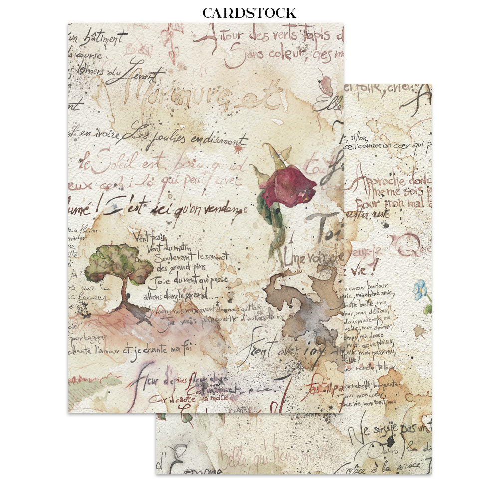 Stamperia Flowers and Poems Junk Journal A5 Focus Points - SBJKS10