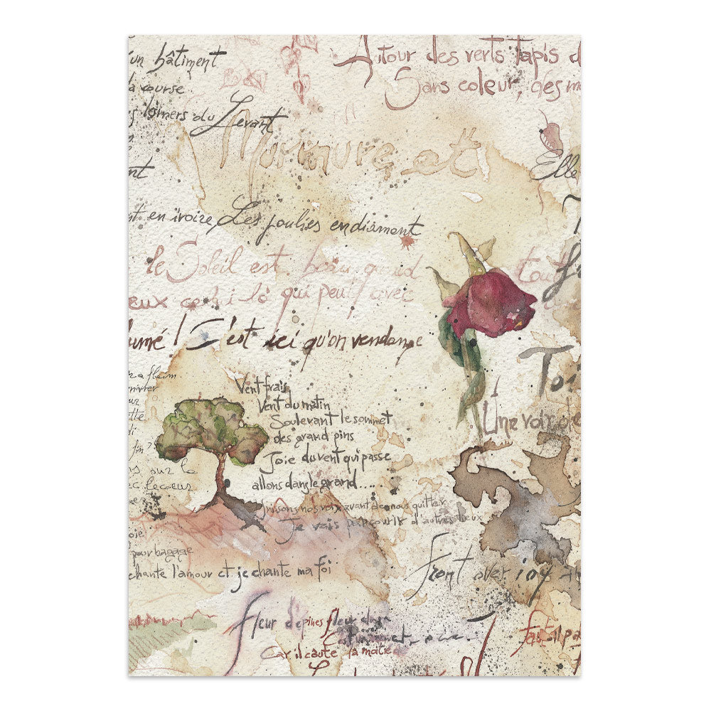 Stamperia Flowers and Poems Junk Journal A5 Focus Points - SBJKS10