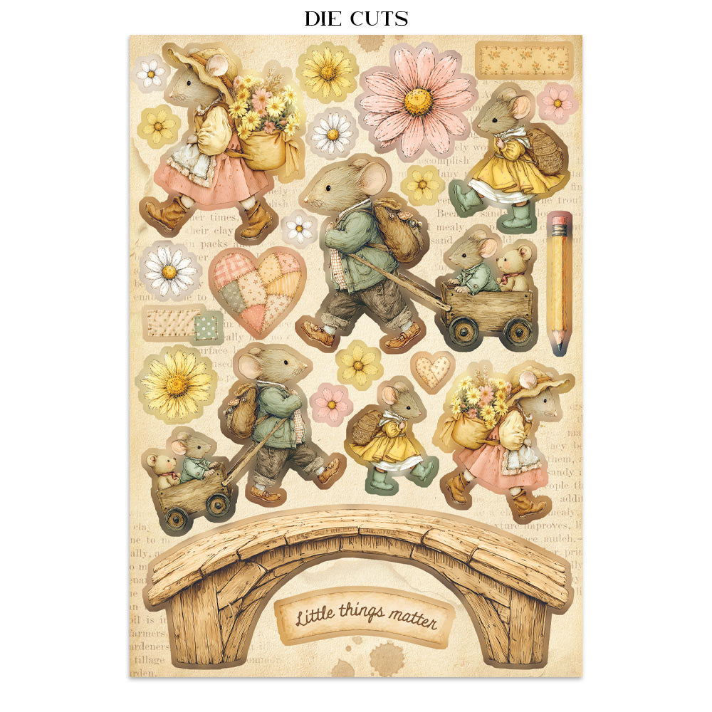 Stamperia Cozy Family Junk Journal A5 Focus Points - SBJKS11
