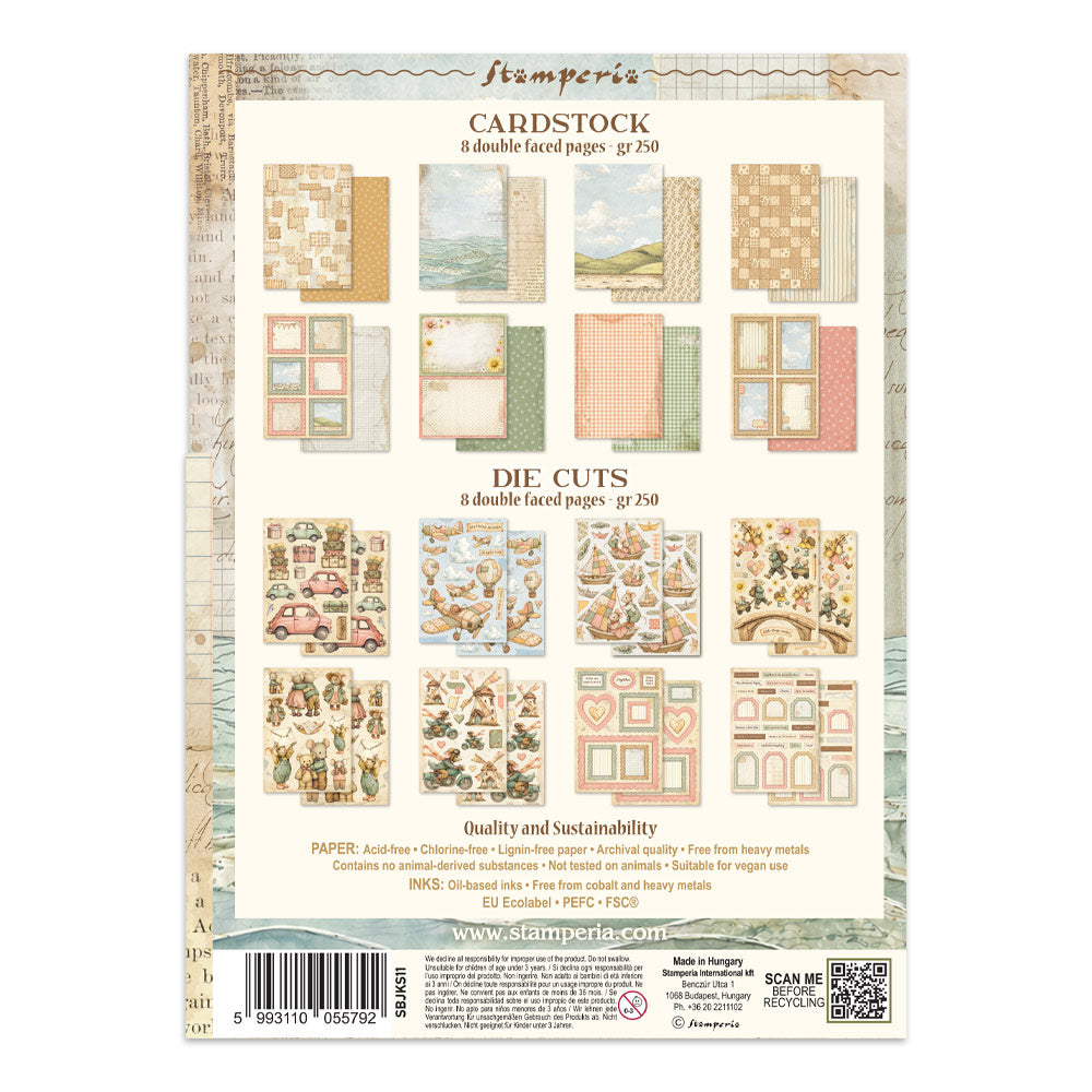 Stamperia Cozy Family Junk Journal A5 Focus Points - SBJKS11
