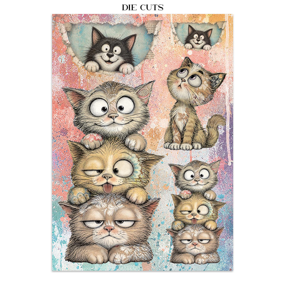Stamperia Furry Friends 2 Junk Journal A5 Focus Points by Antonis Tzanidakis - SBJKS12