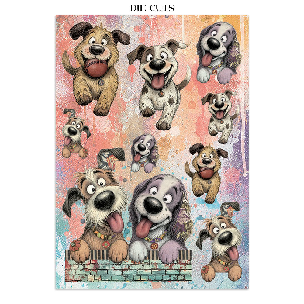 Stamperia Furry Friends 2 Junk Journal A5 Focus Points by Antonis Tzanidakis - SBJKS12