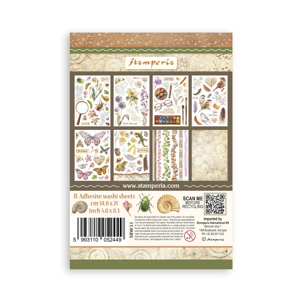 Stamperia All Around A5 Washi Pad (8pcs) (SBW33)