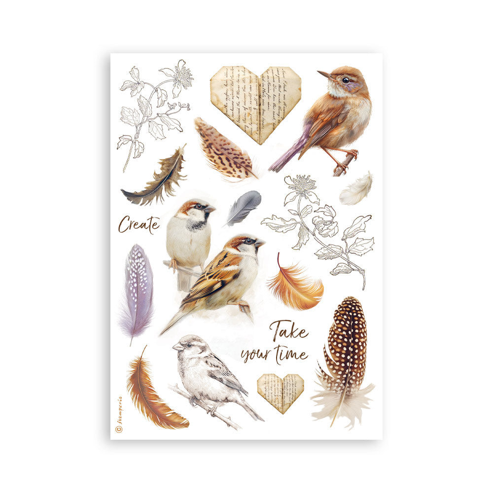 Stamperia All Around A5 Washi Pad (8pcs) (SBW33)
