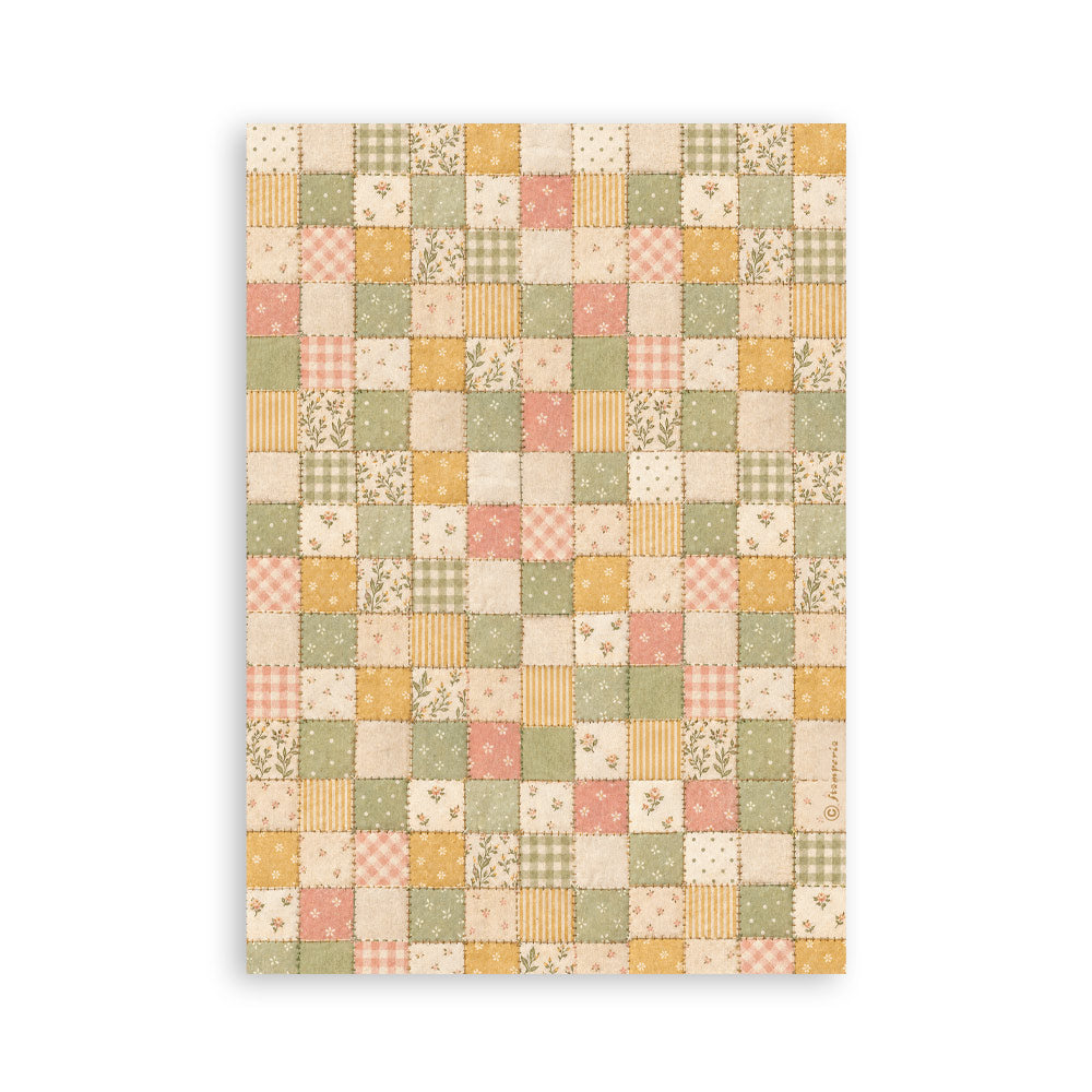 Stamperia Cozy Family A5 Washi Pad (8pcs) - SBW38