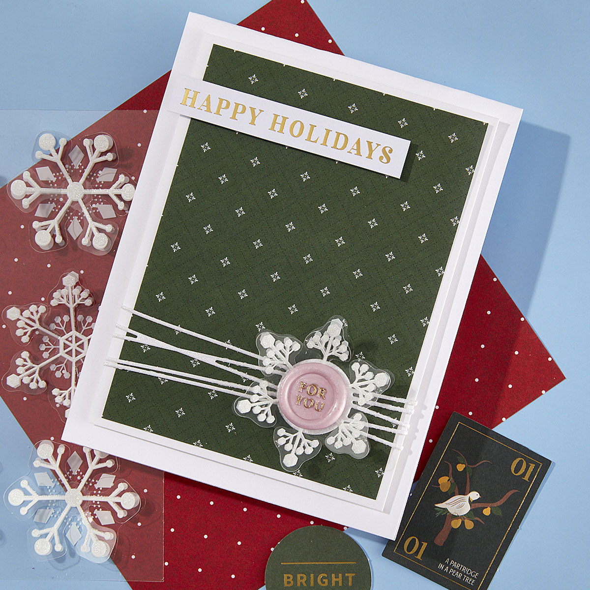 Spellbinders Merry Moments Dimensional Snowflakes from the Merry Moments Collection