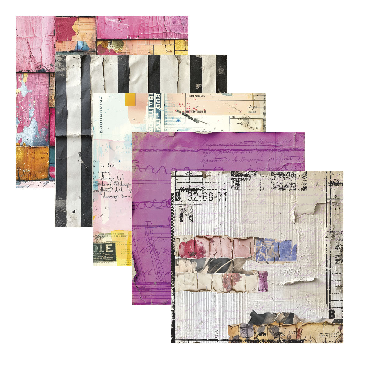 Spellbinders Beautifully Imperfect 6 x 6" Printed Paper from the Beautifully Imperfect Collection